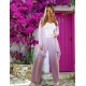 Lila Ribbed Matching Set