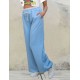 Baby Blue waistband trousers with boxer