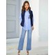 Blue Puffer sleeveless jacket