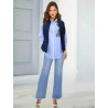 Blue Puffer sleeveless jacket