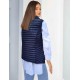 Blue Puffer sleeveless jacket