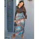 Faux leather overall