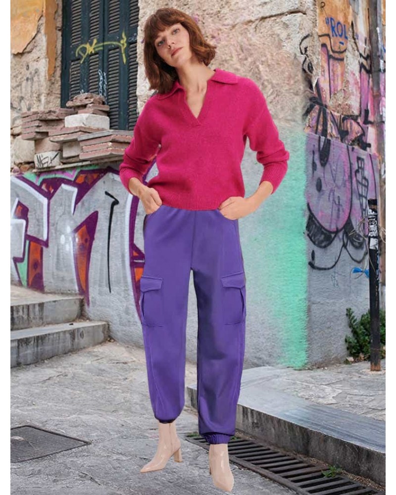 Purple Cargo pants