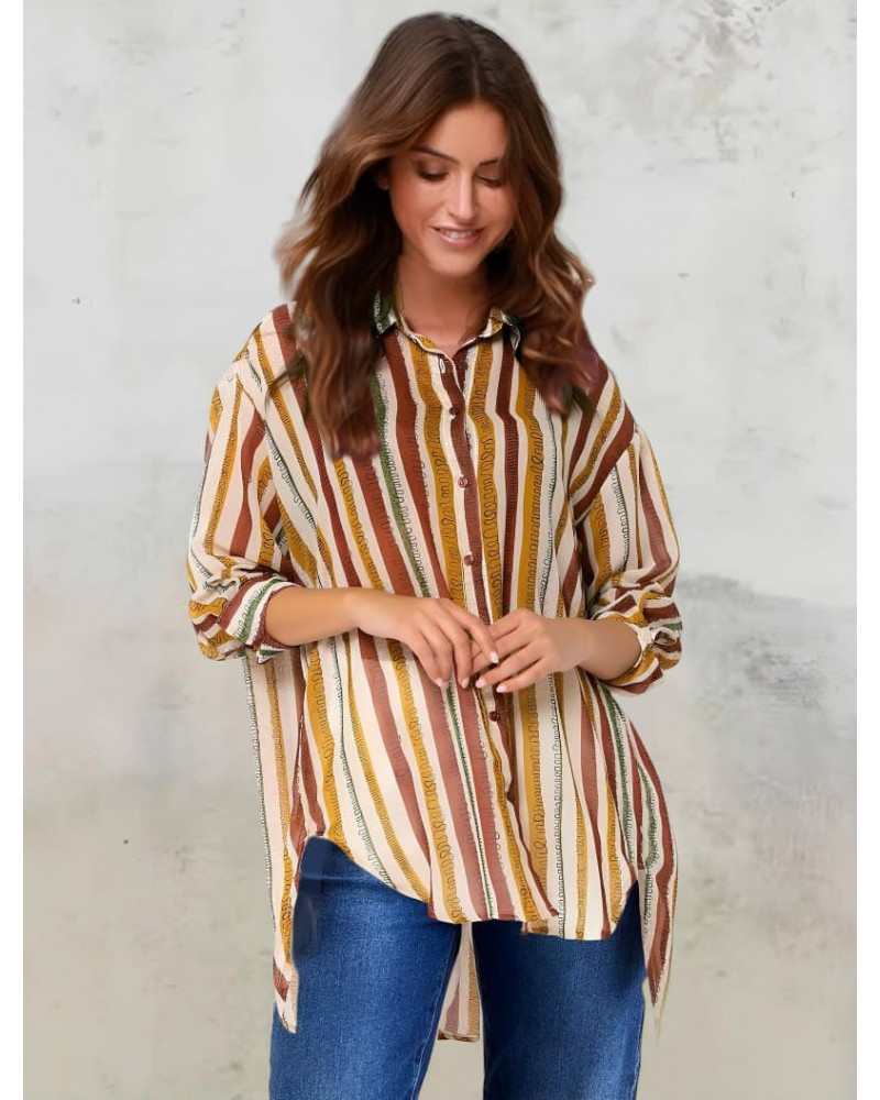 Oversized ασύμμετρο πουκάμισο