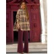 Plaid oversized  shirt