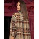 Plaid oversized  shirt
