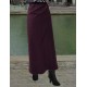 Vegan Leather maxi skirt