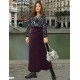 Vegan Leather maxi skirt