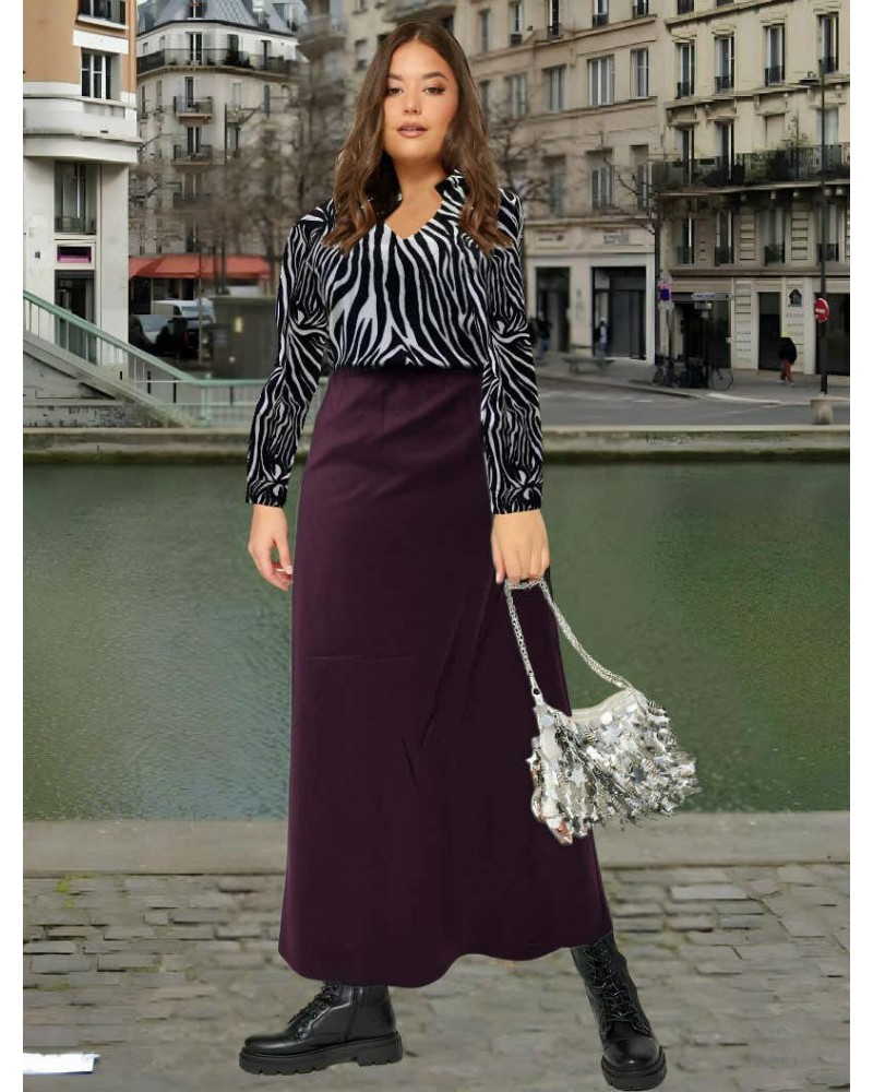 Vegan Leather maxi skirt