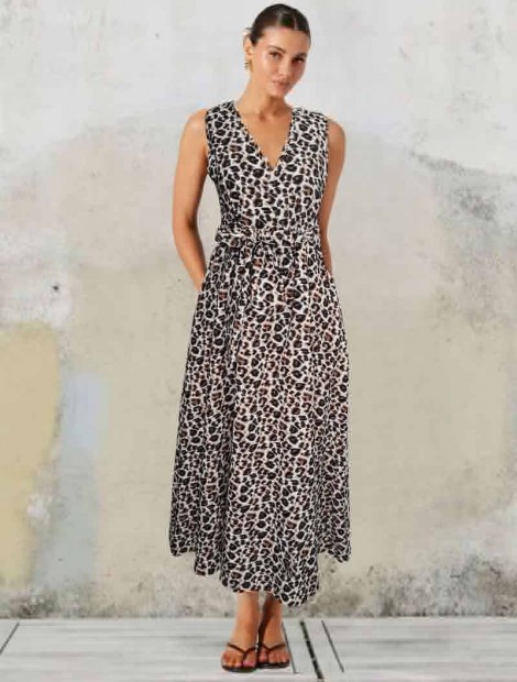Florianne animal print dress