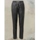 Vegan Leather slim Leg Pants