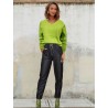 Vegan Leather slim Leg Pants