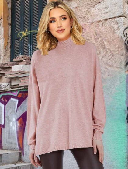 Warm lupeto-neck  jumper