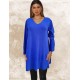 Roua V knit blouse dress
