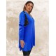 Roua V knit blouse dress