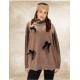Camel Sweater with 3d bows