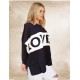 Oversized ''LOVELY'' sweater