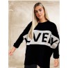 Oversized ''LOVELY'' sweater