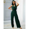 Green Halter jumpsuit