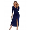 Night blue Midi shiny dress