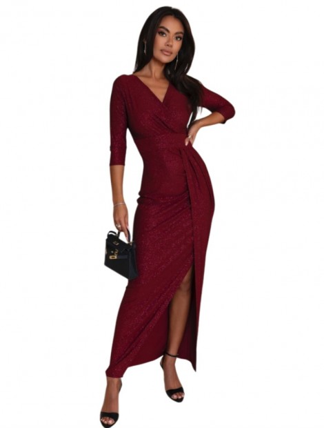 Cherry Midi shiny dress