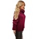 Turtleneck sweater with silver thread