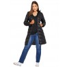 Black Lightweight thick puffer jacket