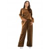 Camel Shiny velvet set