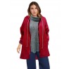 Cherry Souet type cardigan half  coat