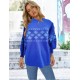 Rhombus warm sweater