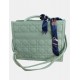 Mint quilted bag