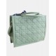 Mint quilted bag