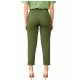 Chaki Peg leg pants