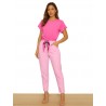 Pink Peg leg pants