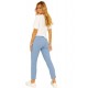 Baby blue Peg leg pants
