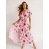 Pink Alice floral Dress