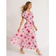 Pink Alice floral Dress