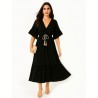 Black Breeze Luxe Kaftan Dress