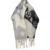 Black-grey Warm fluffy pasmina