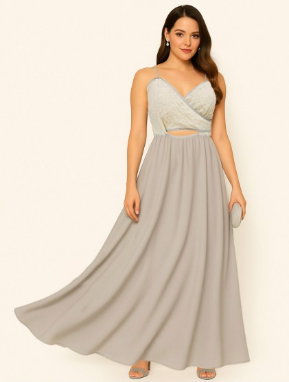 Mousseline formal dress