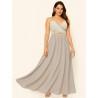 Mousseline formal dress