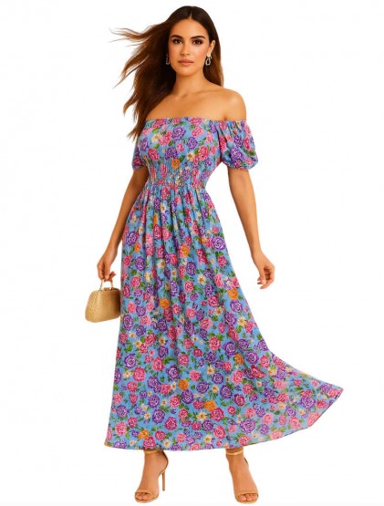 Celeste Garden maxi dress
