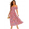 Rosé Jardin maxi dress