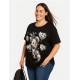 Plus size Leopard Love Bear