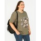 Plus size Leopard Love Bear