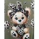 Plus size Leopard Love Bear