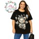 Plus size Leopard Love Bear