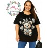 Plus size Leopard Love Bear