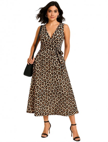 Florianne animal print dress