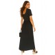 "Noir Bloom" cotton dress